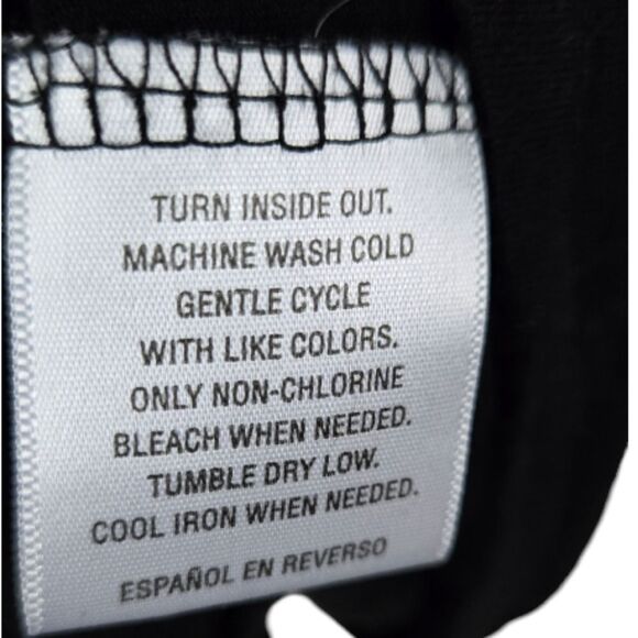 Style & Co Silver Neck Bar Solid Black Tie Front Short Sleeve Tee Ladies Top 2X - Picture 6 of 7